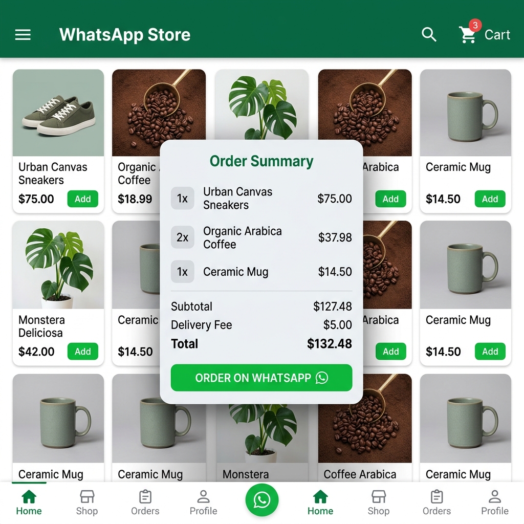 WhatsApp Store and Checkout